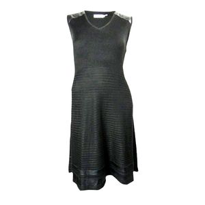 No sleeve Calvin Klein black dress